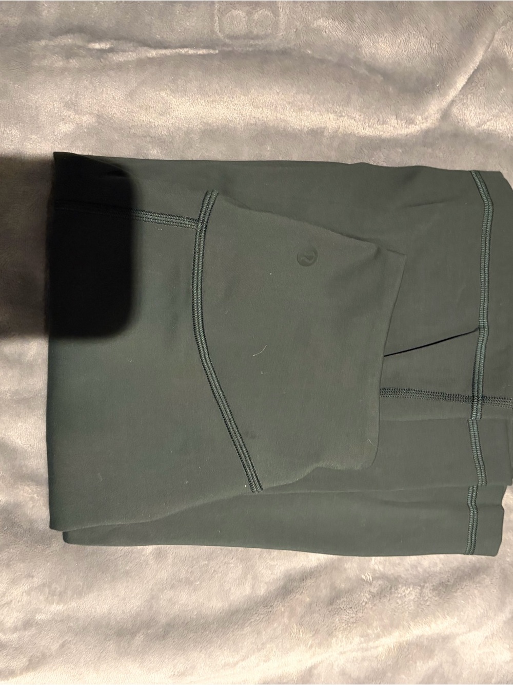 lululemon athletica Dark Green High-Rise flare Leggings